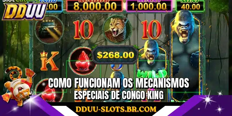 Como funcionam os mecanismos especiais de Congo King