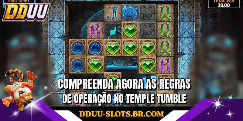 Compreenda agora as regras de operação no Temple Tumble