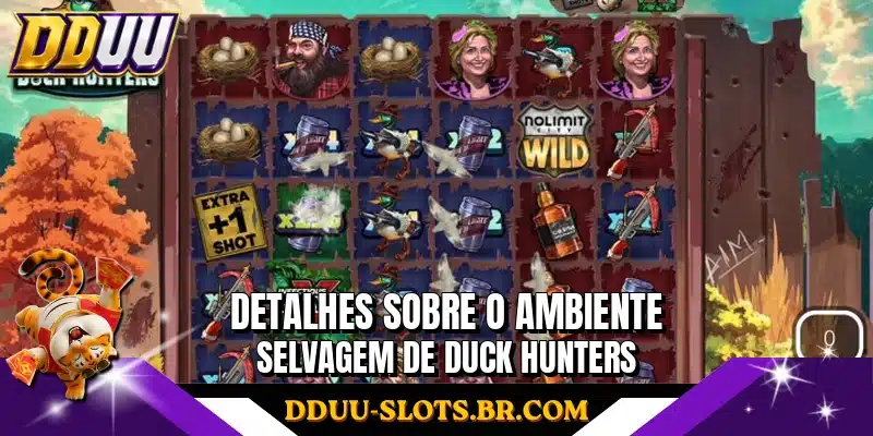 Detalhes sobre o ambiente selvagem de Duck Hunters