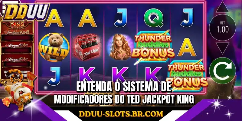 Entenda o sistema de modificadores do Ted Jackpot King