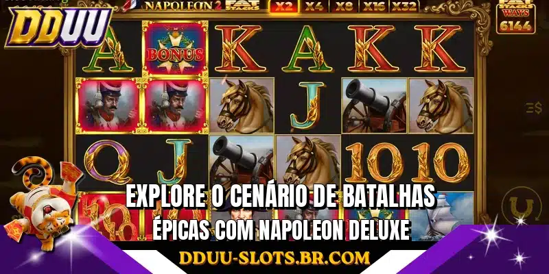 Explore o cenário de batalhas épicas com Napoleon Deluxe