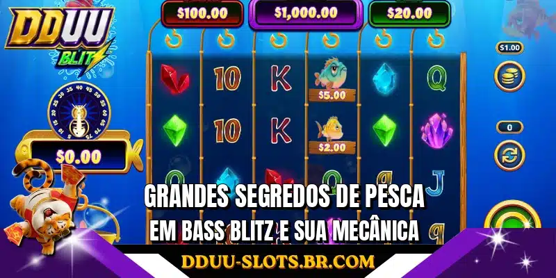 Grandes segredos de pesca em Bass Blitz e sua mecânica