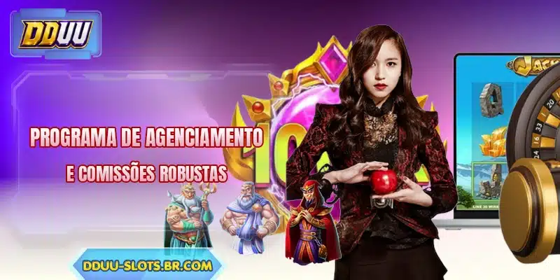 Programa de agenciamento e comissões robustas