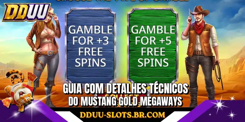 Guia com detalhes técnicos do Mustang Gold Megaways